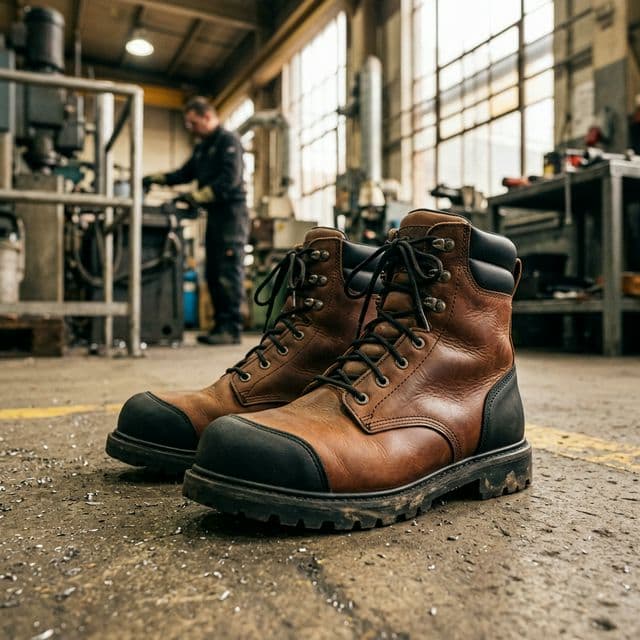 Profesional con calzado técnico